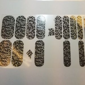 Jamberry Nail Wraps - Metallic Berry Partial